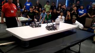 Bottle Robot Sumo, RoboShove Jr. Final 1