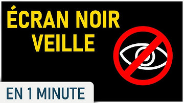 Solution : Ecran noir après sortie de veille