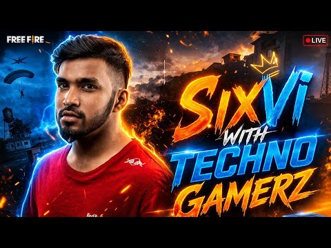 🔥 SixVi with Techno Gamerz 💥 | Epic Clutch & Insane Gameplay 😱 Free Fire Max |
