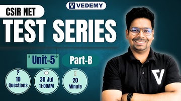 CSIR NET 2022 | Life Science | Unit 5 Part B | Free Test Series | Unit Wise | eLearnam | CSIR-NET |