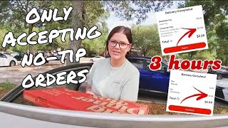 Accepting NO-TIP orders for 3 hours! DoorDash & Uber Eats ride along