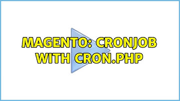 Magento: Cronjob with Cron.php