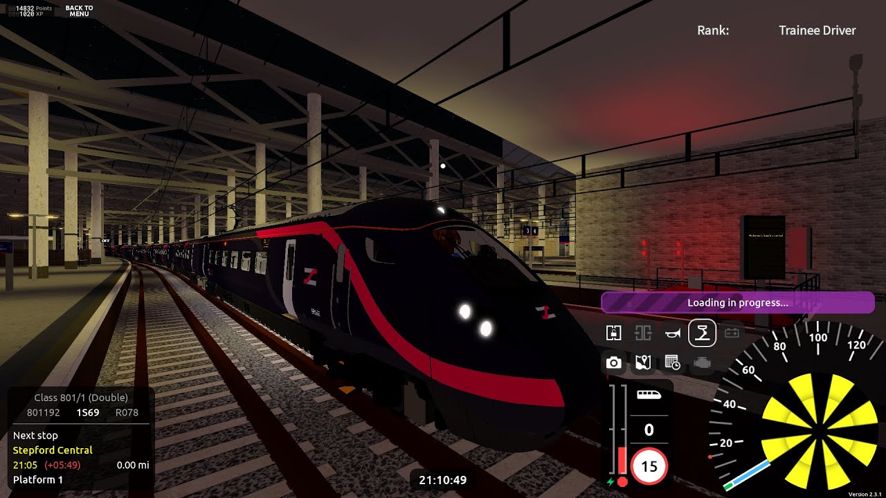 SCR Class 801/1 Double to Stepford Central 