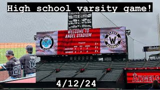 4/13/24 (45) Romona Vs Warren High school varsity baseball game @ angels stadium! by mikey Rios 75 views 4 weeks ago 23 minutes