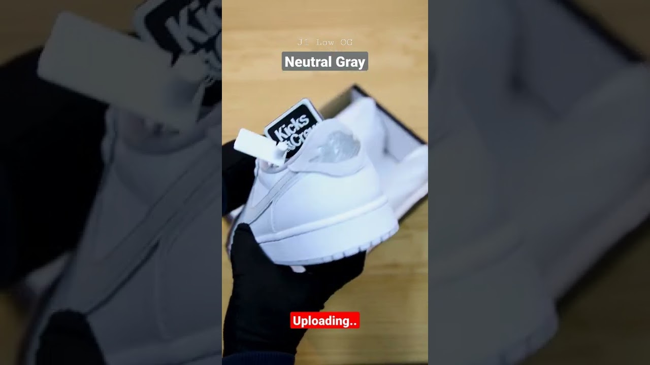 Unboxing and Fitting Jordan 1 Low Neutral Gray OG 