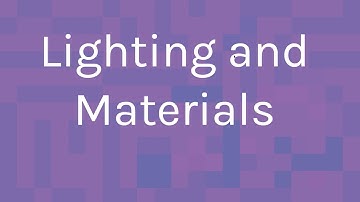 Lighting and Materials with Three.js (Part 2) ~ MMP 310