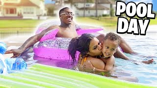 WE HAD A POOL DAY &amp; THIS HAPPENED!