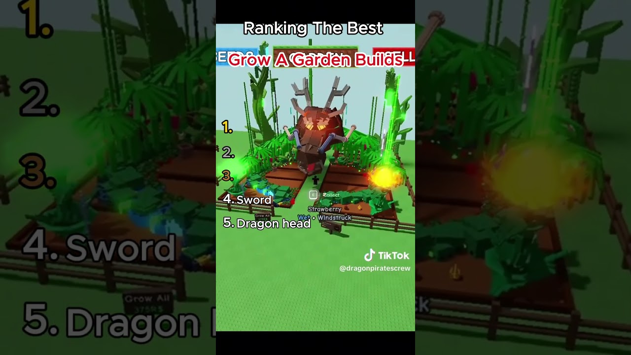 Ranking The Best Grow A Garden Builds, Last One is CRAZY