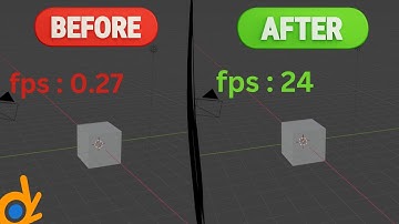 Increase Viewport FPS in Blender Within Seconds