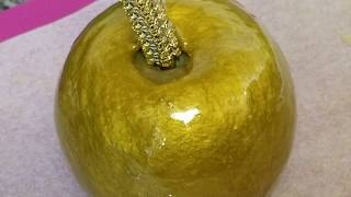 How To Make Gold Candy Apples (Very Detailed)