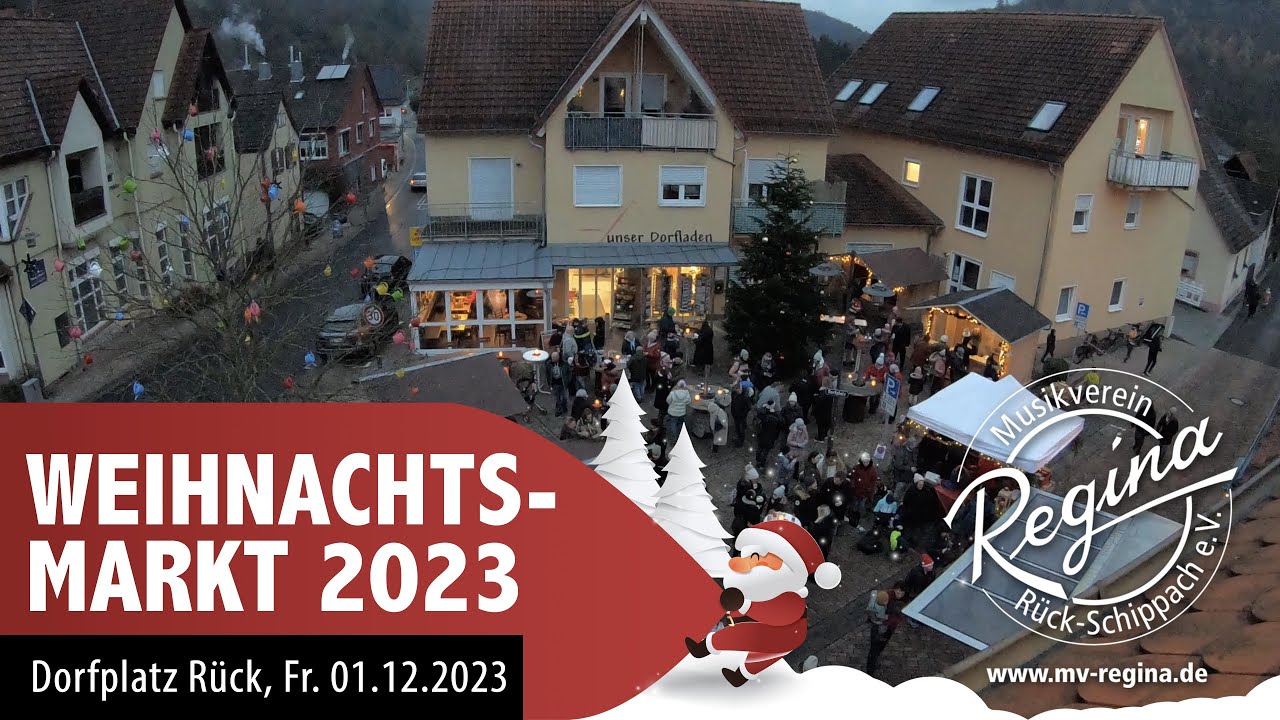 Weihnachtsmarkt Dorfplatz Rück, MV Regina, 01.12.2023