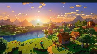 Pixel Sunrise in Minecraft