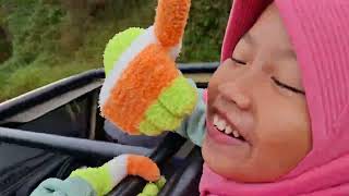 Jalur Ekstrim Curug Arim Dieng Dengan Jeep Dieng Vlog Zhafirah Aaliyah