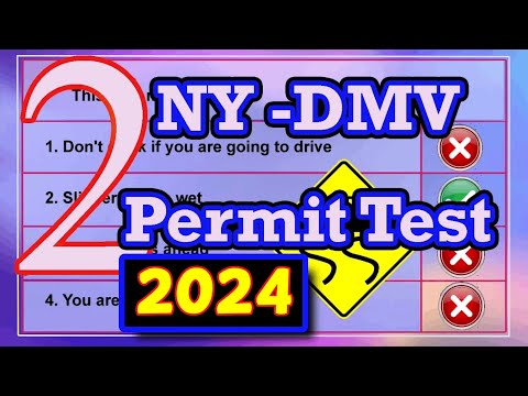 DMV Practice Test NY  2024 | Practice Permit Test NY  |  Part 02