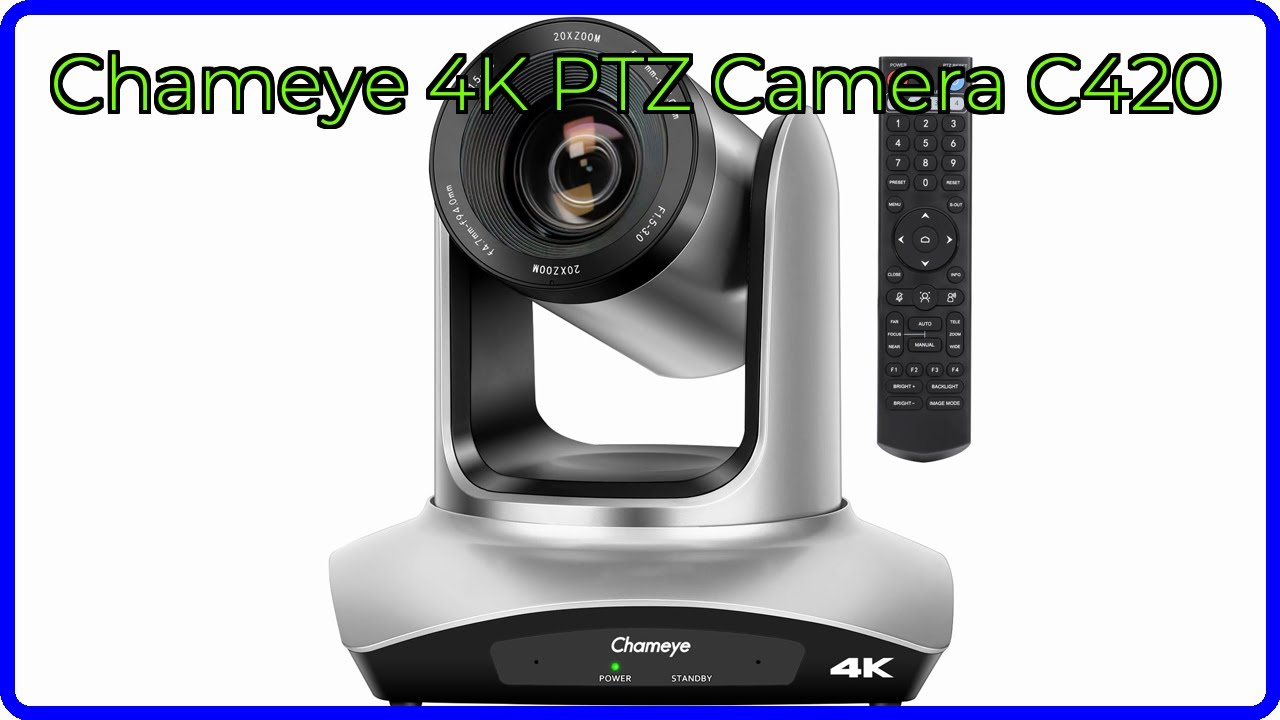 REVIEW (2026): Chameye 4K PTZ Camera C420. ESSENTIAL details