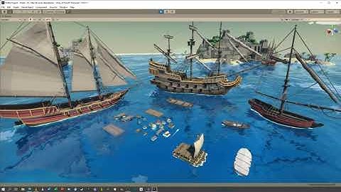 Pir4te • Demo 03 • Buoyancy V1 • Unity Indie Game