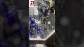 90 °vertical Y-axis turret CNC lathes with L-shaped long term aged HT300 ribbed reinforced structure