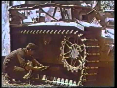 Panzer IV field Repairs in colour