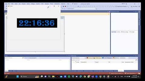 Animasi Jam Digital Menggunakan Visual Studio