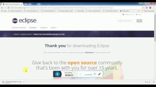 java (Downloading eclips  and mysql connector to connect with mysql) part 1