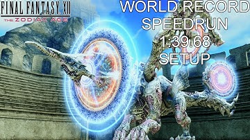 FF XII: TZA Yiazmat [WR] Speedrun 1:39.68 [WORLD RECORD] Setup