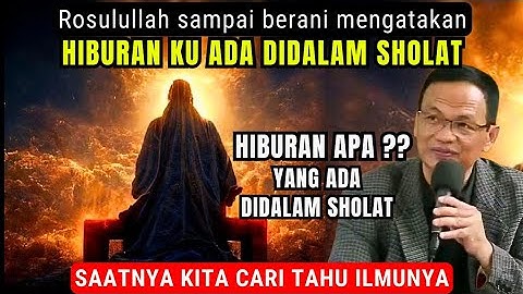 Hiburan didalam Sholat yang diajarkan Rosulullah #syaifulkarim #ngajiroso #dzikir #ngajitauhid 