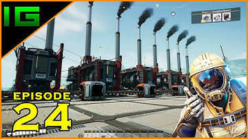 Engineering the Ultimate factory in SATISFACTORY ✅ Gameplay - Episode 24