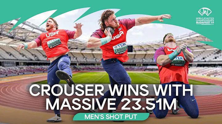 Crouser shatters championship record in shot put final | World Athletics Championships Budapest 23