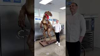 Chocolate Velociraptor This Is My Biggest One Yet, Weighing 550Lbs And Stands 8Ft Tall.