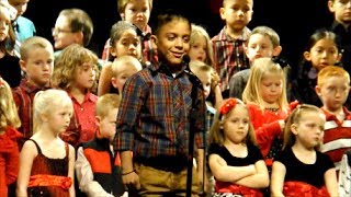 Abby & Aiden Christmas program 2013
