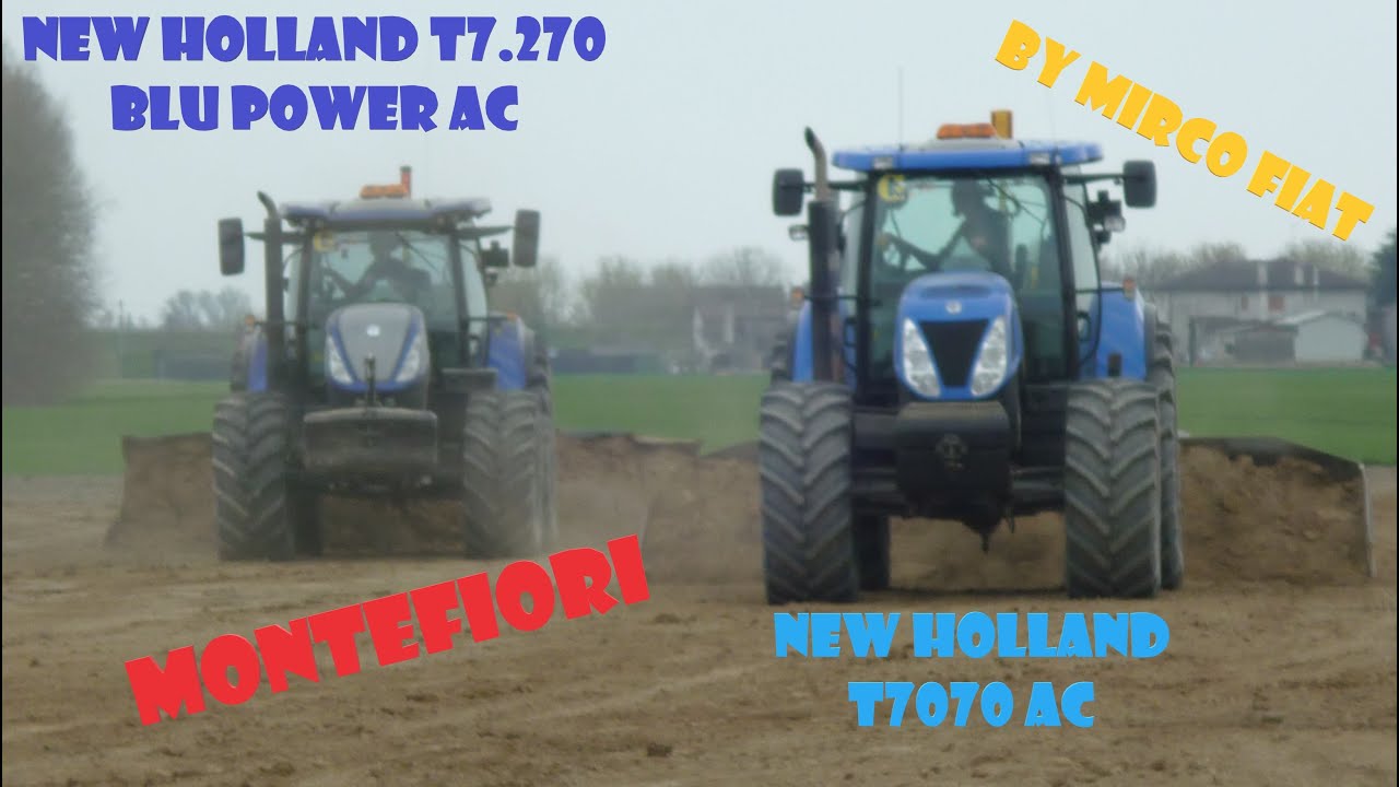 2X NEW HOLLAND T7070+T7 270-MONTEFIORI-TEAM GAMBALONGA-BY MIRCO FIAT