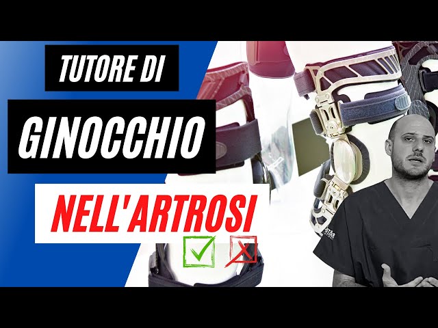 TUTORE o GINOCCHIERA per artrosi di ginocchio