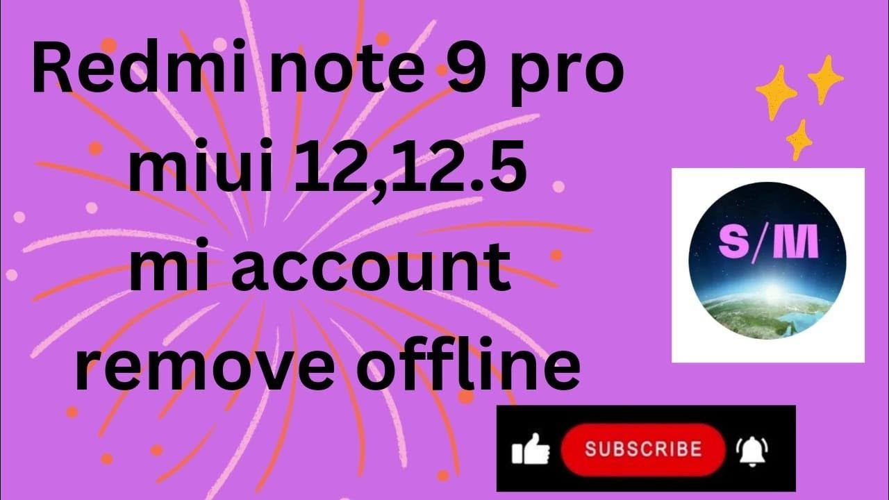 Redmi note 9 pro mi account & frp reset done offline in sideload mode