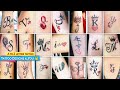 Top a to z letter tattoo designs  letters tattoo from a to z  all alphabets tattoo design  tattoo