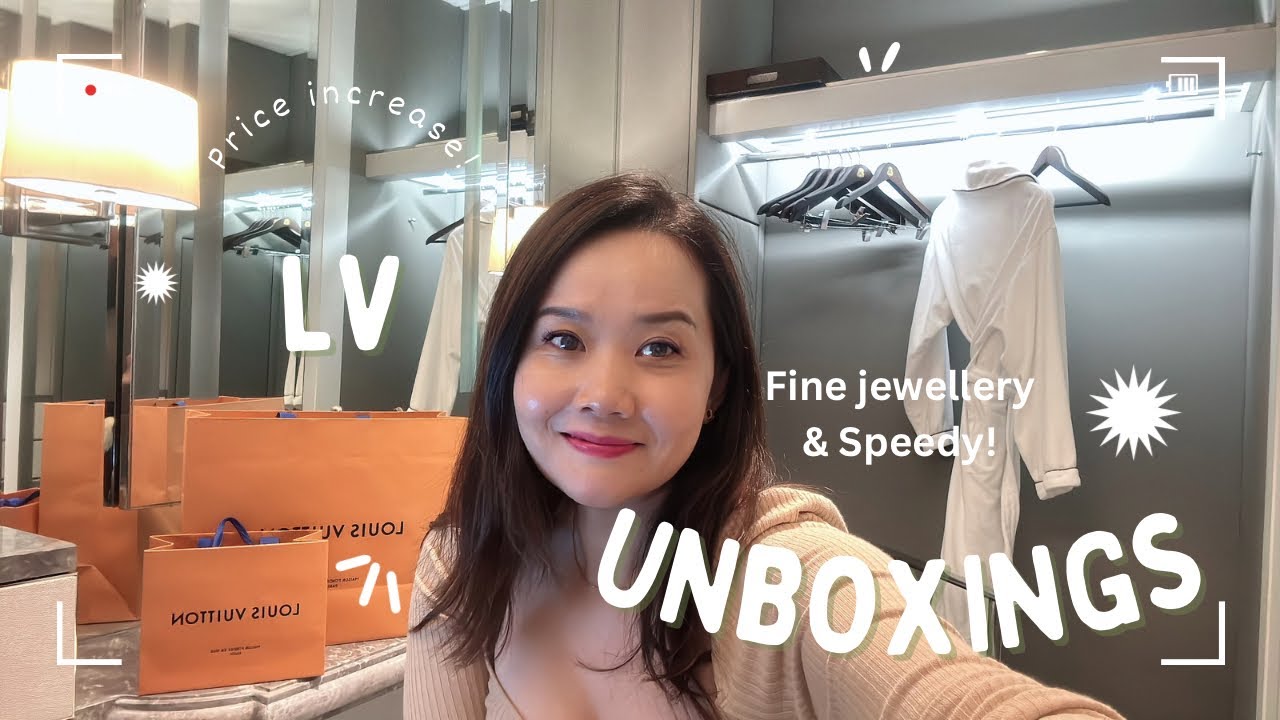 LV Double Unboxing Speedy 20 & volt RG ring! First fine jewelry