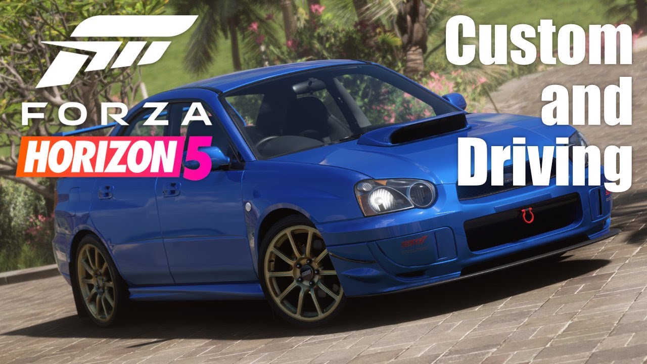 Subaru R3 【ForzaHorizon5】2004 SUBARU IMPREZA WRX STIをドライブ【MOZA R3】 - YouTube