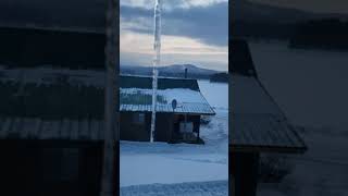 Sunrises, sunsets and a few in between from my cabin in northern Maine October 2019-January 2020