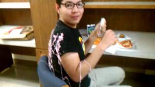 Silly string attack!!