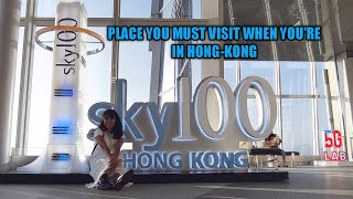 SKY 100 HONG KONG OBSERVATION DECK // DAY-SUNSET-NIGHT VIEWING #sky100hongkong #icctower #sky100