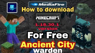 How to download Minecraft pocket edition 1.18.30.4 || update ancient City & Warden #IndGamingY screenshot 2