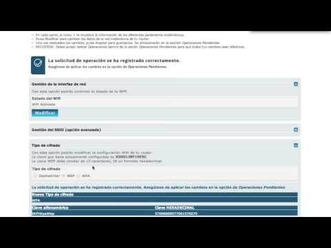 Cómo cambiar contraseña Wifi router movistar wep-wpa portal alejandra