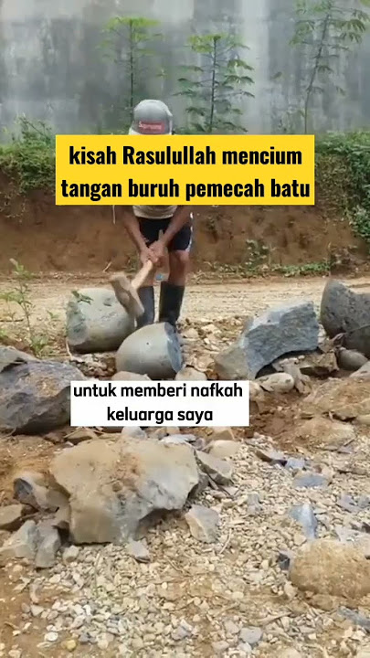 Rasulullah cium tangan tukang batu, Inspirasi Islam net, religi islam, ceramah singkat, #shorts