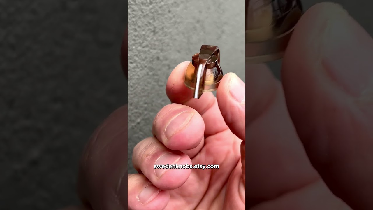 🔥Amazing knobs - Transparent Brown Chicken Head Knobs - Sweden Knobs