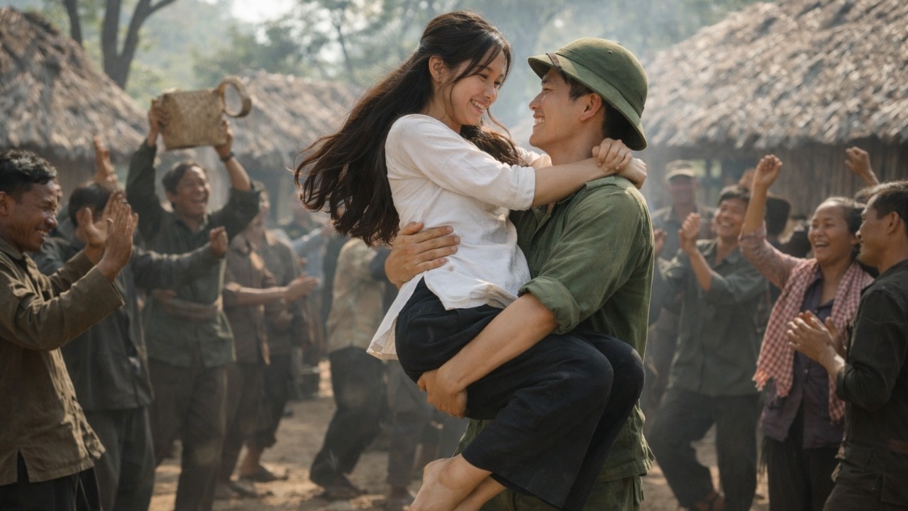 Chiến Trường K : Nữ Pol Pot Chờ Đợi Anh Lính Việt Giữa Lửa Đạn - Bản Phum Bị Đốt Trong Đêm