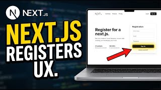 How to register with Next.js for landing pages with great UX - Step By Step