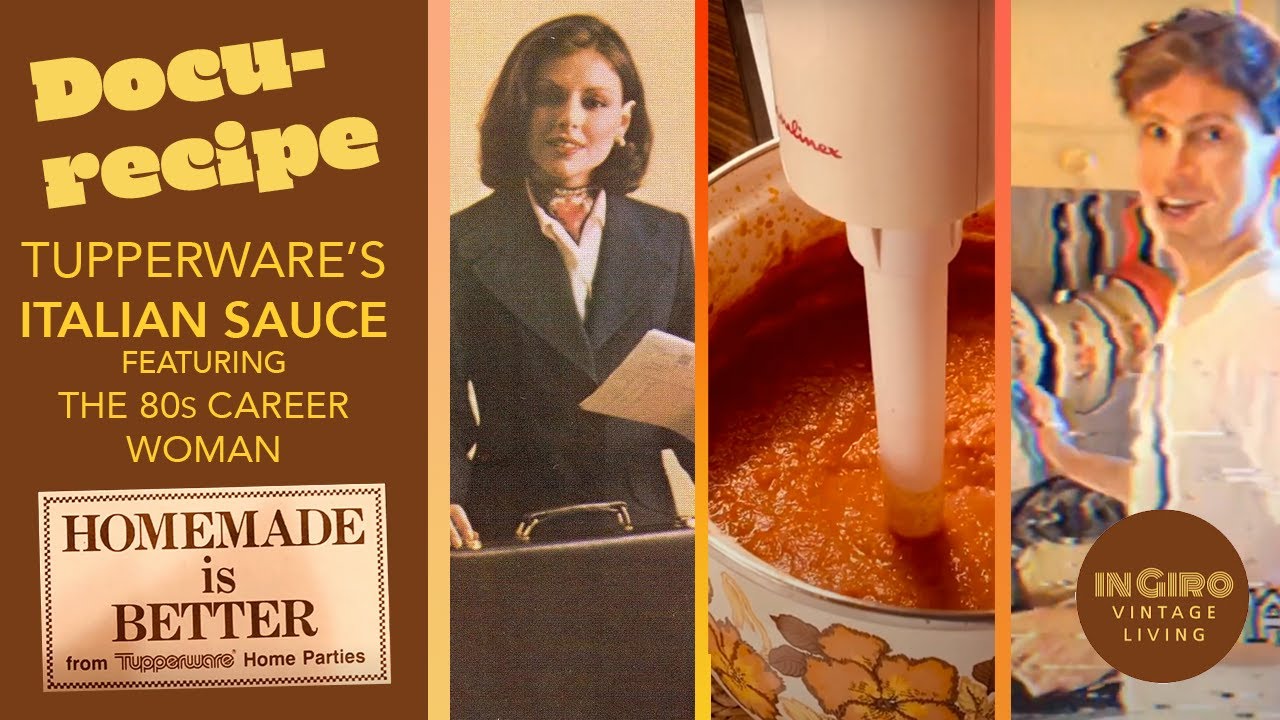 80's Tupperware Recipe: Italian Sauce 