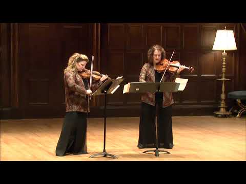 Roberto Sierra Duo Concertante, Renée Jolles, violin, and Carol Rodland, viola