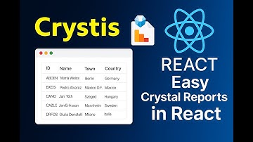 How to Integrate Crystal Reports into React Applications with Crystis