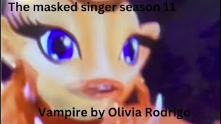 Goldfish sings vampire by Olivia Rodrigo masked singer season 11   Episode 1