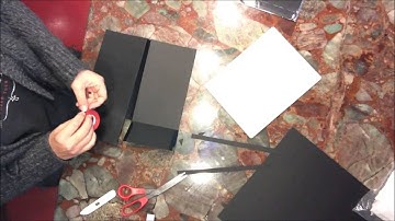 Mini Album Binding Simplified Process Video Part 1